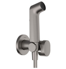 Комплект гигиенического душа hansgrohe Bidette со шлангом и держателем черный хром 29232340