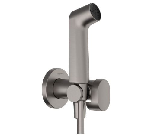 Комплект гигиенического душа hansgrohe Bidette со шлангом и держателем черный хром 29232340