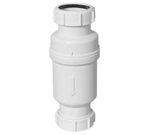 Клапан обратный самозакрывающийся McAlpine сухой сифон 40 мм компрессионный пакет MRNRV40C-PB