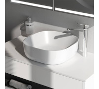 Раковина накладная AM.PM Func 43 см мягкий квадрат M8FWCC30430WG