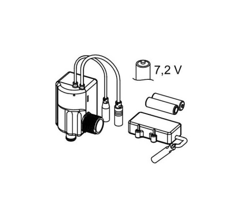 Картридж электромеханический для писсуара TECE TECEfilo-Solid питание от батареи 7.2 В 9242091