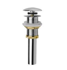 Донный клапан AQUAMET PushOpen без перелива хром AQM7001-0