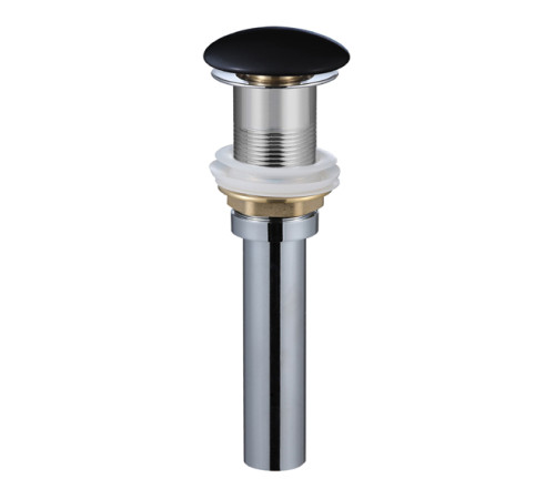 Донный клапан AQUAMET PushOpen без перелива черный матовый AQM7002-0MB