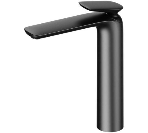 Смеситель для раковины Aquanet Como высокий 229 мм серый матовый AQM6514GM