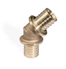 Угольник 45° TECEflex RX 25 мм бронза 14570533001