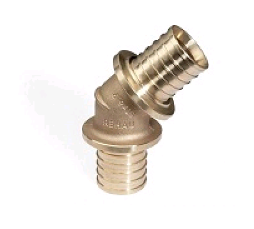 Угольник 45° TECEflex RX 25 мм бронза 14570533001