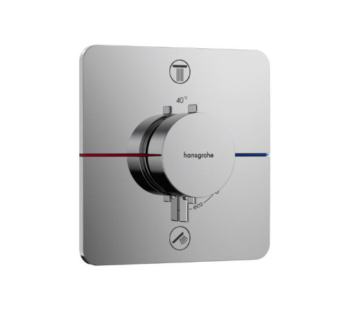 Термостат Hansgrohe ShowerSelect Comfort Q для 2 потребителей скрытый монтаж хром 15583000