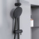 Душевая система AM.PM Jupiter со смесителем-полкой и гигиеническим душем черная 977770300