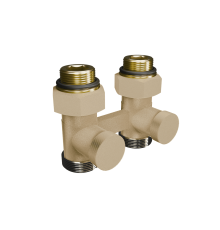 Узел нижнего подключения КЗТО PREMIUM 1/2ʹ х 3/4ʹ Eurokonus, проходной RAL 1M103SS181 УНППRAL1M103SS181