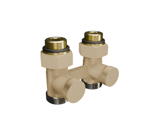 Узел нижнего подключения КЗТО PREMIUM 1/2 x 3/4 Eurokonus проходной 1M103SS181