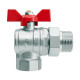 Кран шаровой Smart Install 1/2 ВР/НР угловой с американкой бабочка 57161S