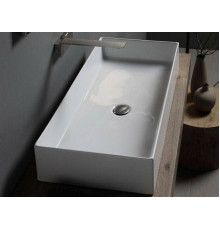 Раковина Scarabeo Teorema 2.0 800x400x140 мм без отверстия цвет белый 5102