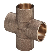 Крестовина Viega 28 мм бронза под пайку 135508