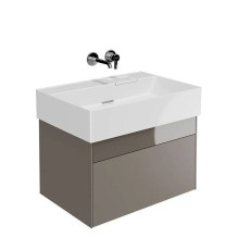 Тумба подвесная Kerama Marazzi Logica 67x46x40.3 см 2 ящика песчаный LOG.70.2\SAN