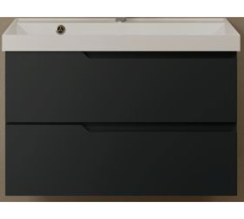 Тумба под умывальник подвесная TECE 80 см цвет антрацит AQM900380GM