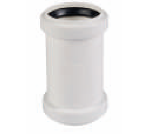 Муфта надвижная Ostendorf HT Safe HTUw 40 мм PP белая 559710