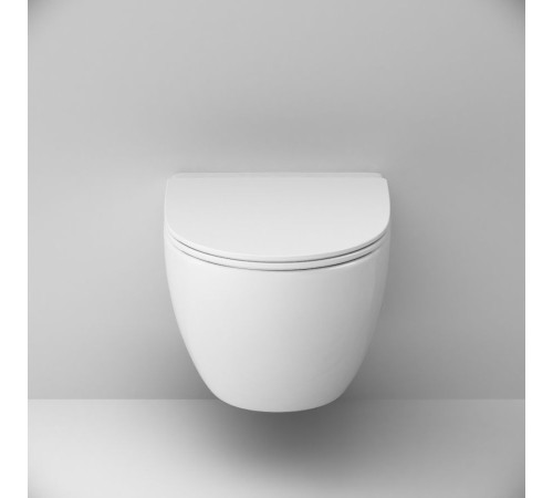Унитаз подвесной AM.PM Spirit V2.0 FlashClean безободковый с сиденьем микролифт C111700SC
