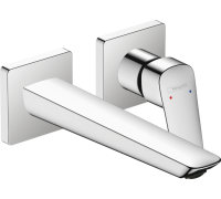 Смеситель для раковины Hansgrohe Logis Fine настенный внешняя часть излив 206 мм 71256000
