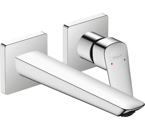 Смеситель для раковины Hansgrohe Logis Fine настенный внешняя часть излив 206 мм 71256000