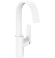 Смеситель для раковины hansgrohe Vivenis 210 без сливного гарнитура белый матовый 75032700