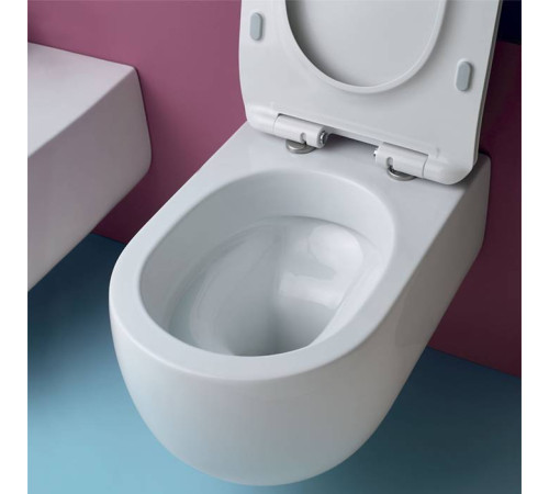 Унитаз подвесной Kerasan Flo 54х37 см безободковый 311101