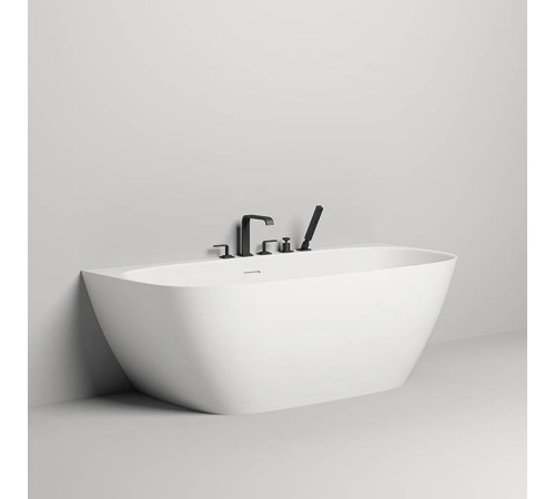 Ванна пристенная Salini Sofia Wall 180 180х85х61 см S-Stone белый матовый 102523M