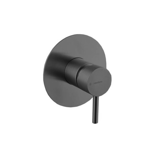 Смеситель для душа встраиваемый Newform X-STEEL 316 PVD Brushed gun metal 69675EX.59.064