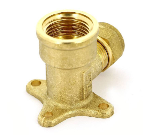 Водорозетка обжимная Tiemme 10x1/2 ВР латунь 1100065