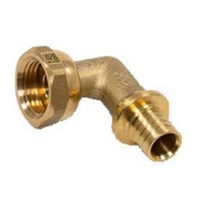 Угольник-переходник REHAU RAUTITAN RX+ 20-G 1/2 с накидной гайкой бронза 14564133001