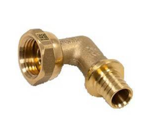 Угольник-переходник REHAU RAUTITAN RX+ 20-G 1/2 с накидной гайкой бронза 14564133001