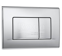 Панель смыва Roca Active 32B 2 режима 255х170х18 мм хром глянцевый 8901130B1