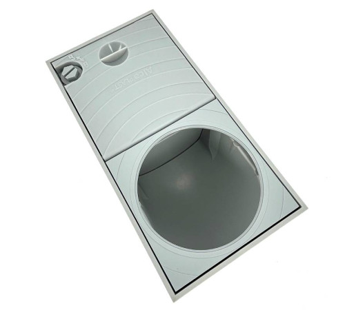 Ливнеотвод Alcaplast 300х155/110 мм прямой пластик серый AGV1S