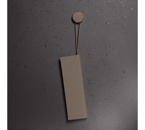 Скребок для душа с настенным держателем KEUCO Universal трюфель 04959 140000