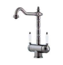 Смеситель для кухни Omoikiri Amagasaki-SI с подключением фильтра античное серебро 4994045