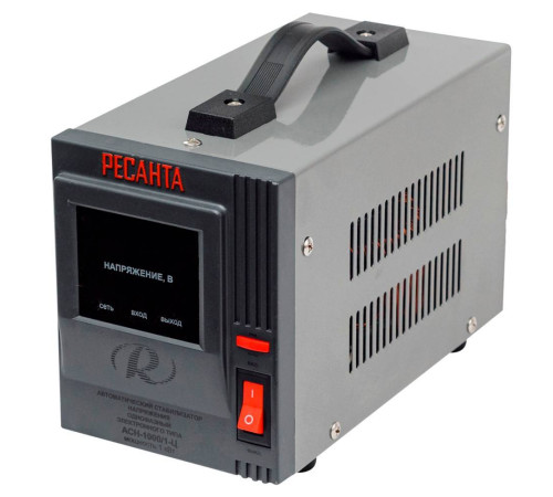 Стабилизатор напряжения Ресанта АСН-/1-Ц 1 кВт 63/6/7