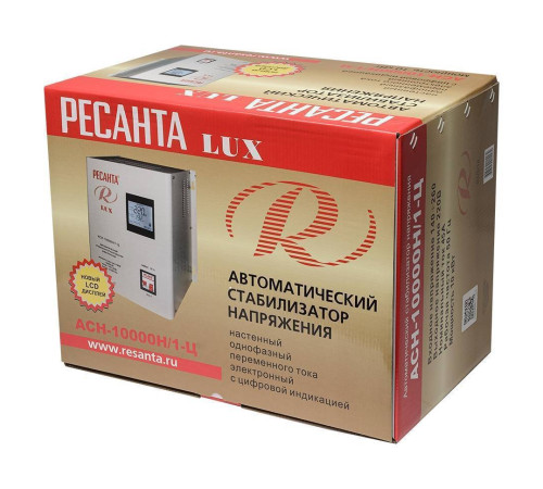 Стабилизатор напряжения Ресанта АСН-10000 Н/1-Ц Lux настенный 10 кВт