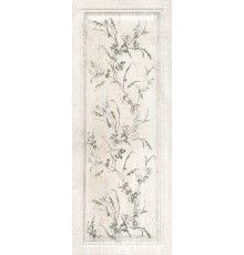 Плитка настенная Kerama Marazzi Кантри Шик белый панель декорированный 20х50 см 7188