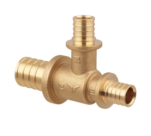 Тройник аксиальный STOUT 25x25x16 мм переходной 507795