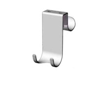 Крючок на стекло Novellini Frame до 1 см хром R90APPEN0G