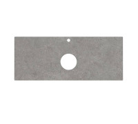 Столешница из керамогранита Kerama Marazzi Фондамента 120 см 1 отв. серый натуральный PL1.DL500920R/120