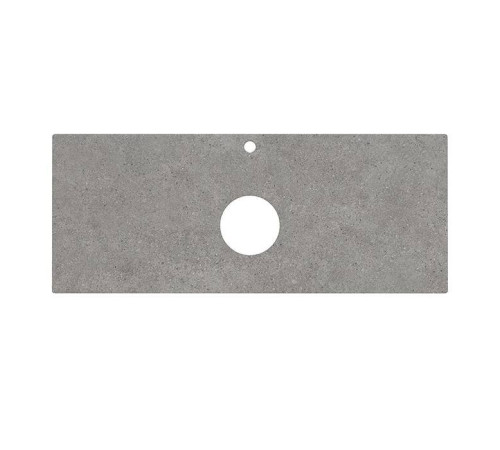 Столешница из керамогранита Kerama Marazzi Фондамента 120 см 1 отв. серый натуральный PL1.DL500920R/120