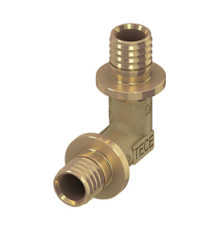 Уголок соединительный 90° TECE TECEspring AX 32/32 латунь 767032S