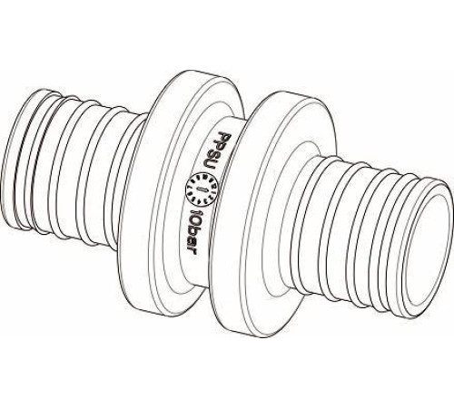 Муфта равнопроходная Elsen PPSU 16x16 мм EFA11.1616P