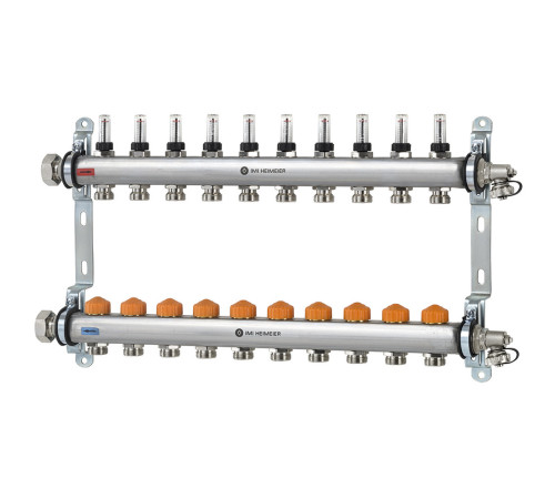 Коллектор распределительный Heimeier Dynacon Eclipse 10 контуров 9340-10.800