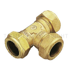 Тройник резьбозажимной Tiemme 10х10х10 мм 1000061