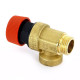 Предохранительный клапан Uni-Fitt 1/2 НВ 2.5 бар 242G2522