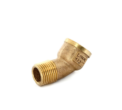 Угольник 45° Viega бронзовый НВ 1/2 509084