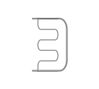 Полотенцесушитель водяной Primoclima Astra Ф 600x400 мм Inox PCAstraФWInox6040