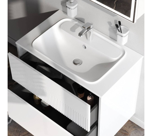 База под раковину AM.PM Func 80 см 2 ящика белый матовый M8FFUX0802WM