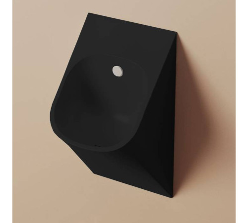 Писсуар подвесной Artceram La Fontana 2.0 33х31х62 см черный матовый LFO002 17 34